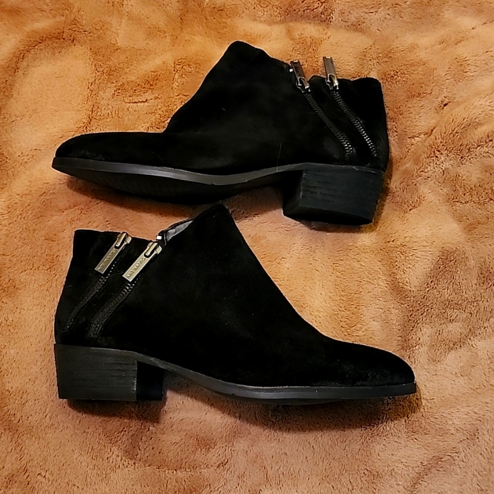 Suede booties